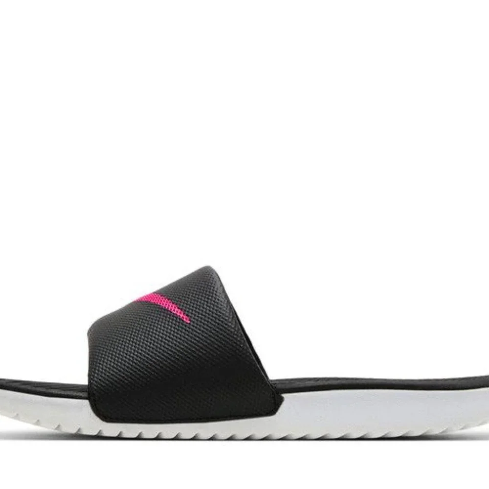 Nike Women's Black‎ Purple Kawa Slip-On Casual Slide Sandal Size US 10